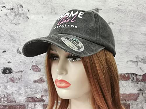 Image of Hepandy Embroidered Pizza Corn Yinyang Home Girl Ice Cream Baseball Cap