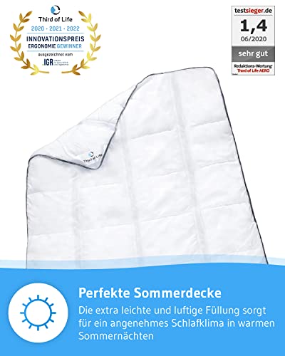 Sommerdecke Third of Life AERO ActiveClima 135 x 200 cm