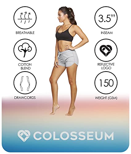 Colosseum Active Women's Simone Cotton Blend Yoga And Running Short (Vanilla Cream, Medium) #TOP4
