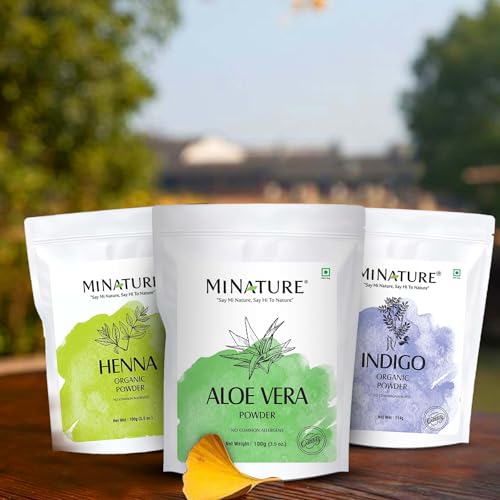 Combo de Polvo Indigo, Henna y Aloe Vera Pack 3 miniatura 2