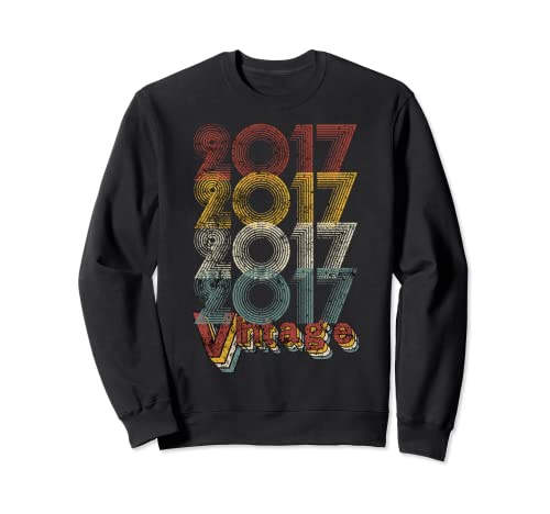Retro vintage best of 2017 t awesome since birthday gifts Sudadera