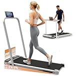 Mersco 3-in-1 Walking Pad with Handle Bar and Incline, 9% Incline Foldable Treadmills Under Desk, 2.5HP Quiet Brushless Max Load 265LBS, Triple Shock-Absorbing System with Remote Control