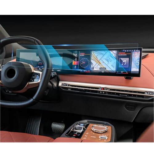 Protection écran tactile BMW Série 5 et iX en verre trempé pour éviter les rayures de l'écran 12.3"