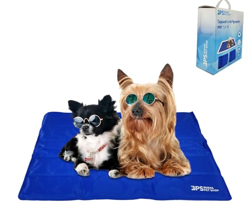 BPS BUENA PET SHOP Tappetino Refrigerante Cane Gatti, misura 90x70cm comodo e SPAZIOSA, in Gel Non tossico, autoraffredamento senza corrente, fresco estare