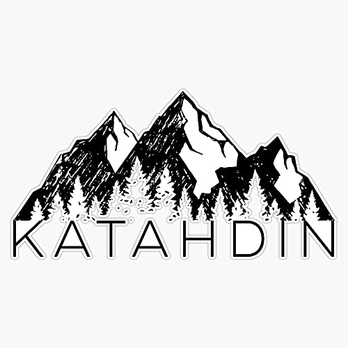 Jb Print Katahdin, Appalachian Trail, Maine Vinyl Decal Sticker Car Waterproof Car Decal Bumper Sticker 5" #TOP4