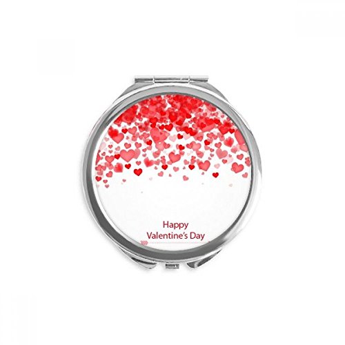 Miroir de maquillage de saint valentin fait main aux finitions soignées multicolores