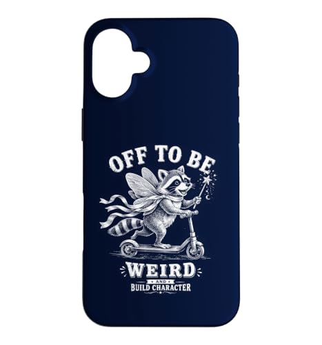 Off to Be Weird and Build �L�����N�^�[ �A���C�O�} �t�F�A���[�X�N�[�^�[ �X�}�z�P�[�X iPhone 16 Plus �p