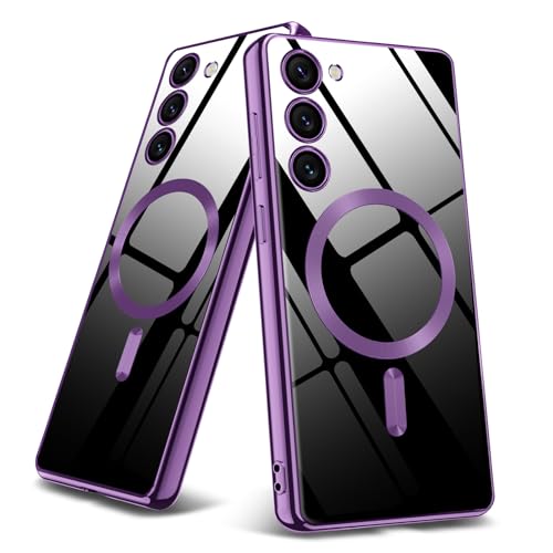 Galaxy S23 �p�P�[�X �N���A �}�O�l�b�g���� �ϏՌ� ���^ �S�ʕی� TPU�P�[�X�N���A ���b�L���H TPU �o���p�[ ���� �����h�~ �ϏՌ� �C�菝�h�~ �w��h�~ �M�����N�V�[ S23�p�P�[�X�J�o�[ ���^ �y�� �l�C ���C�����X�[�d �S�ʕی�J