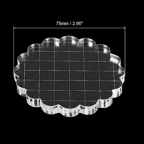 PATIKIL 3" Acrylic Stamp Block - Image 2
