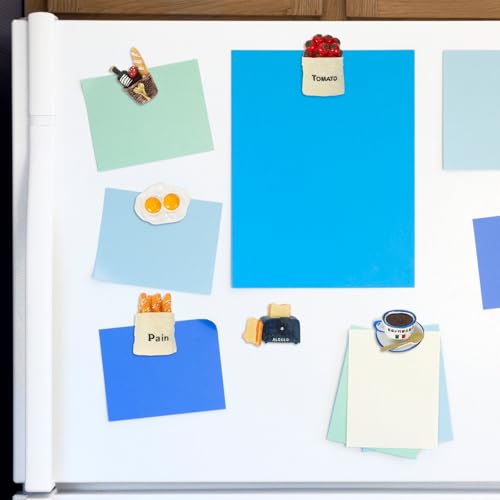 Imanes de nevera decorativos para personalizar la cocina con figuras de comida 6