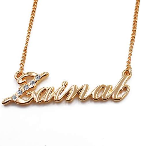 Arabic Name Necklaces Zainab 