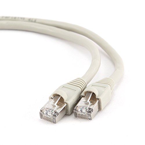 Gembird PP6-0.5M - Cable de Red CAT6E, contactos de Oro, 0.5m, Color Beige