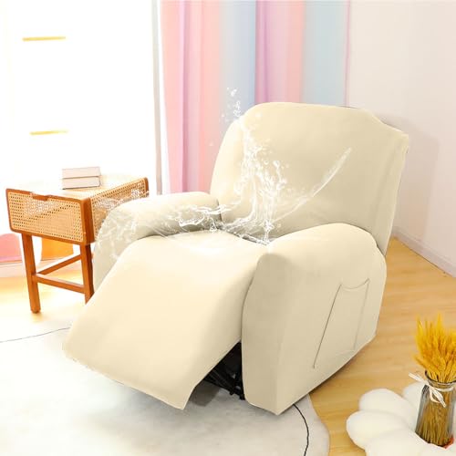 Housse de fauteuil inclinable extensible universelle et lavable
