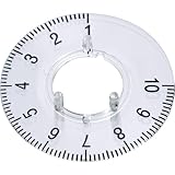 skalenscheiben für röhrenradios  OKW A4416060 Skalenscheibe 1-10 270 ° Passend für Knopf Knopf 16 mm 1 St.