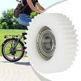 FACAIIO 3 Stück 36T Elektrofahrrad-Planetengetriebe mit 608 Lager, 47,5 x 13,5 mm Nylon-Motor-Getriebe-Set für E-Bike-Reparatur, Weiß
