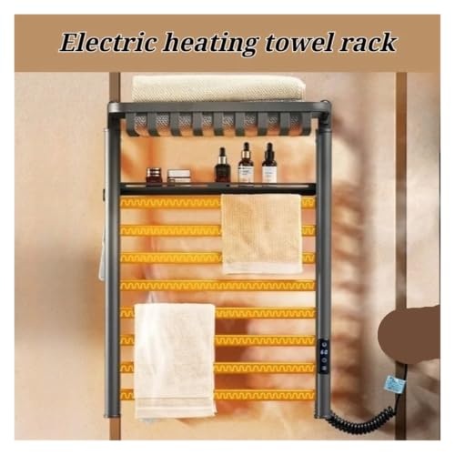 Sèche-serviette électrique blanc étanche avec radiateur numérique mural - 7