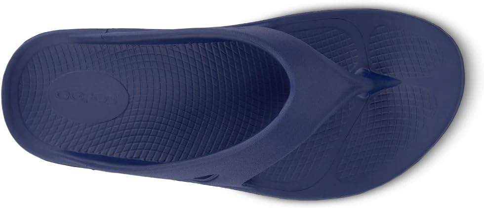 OOFOS OOriginal Recovery Sandal, Midnight Navy - Women’s Size 11, Men’s Size 9 - Image 5