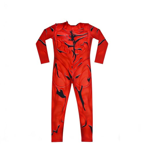 Amycute Monster Costume Enfant Deguisement Cosplay Anime Film Fille Garcon Cadeau Anniversaire Halloween Costume Collant Decoration Masques Carnaval Lycra Spandex, Taille 110
