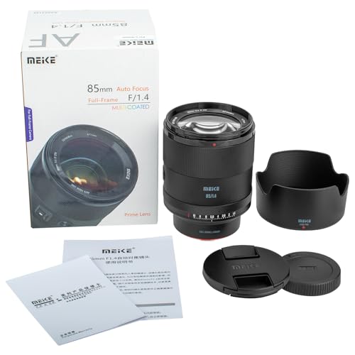 Ficha técnica Meike 85mm F1.4 Auto Focus Medium Telephoto STM Full Format Portrait Lente Compatible con Panasonic Lumix Sigma Leica L-Mount cámaras S1H S1 S5 S5 Mark II S1R S9 SL SL2 FP FPL - Fernando Cortés