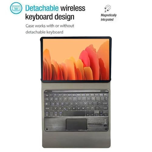 Protection cuir PU avec clavier tactile Galaxy Tab A7 SM-T500