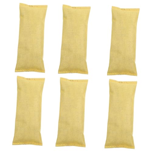 Garneck 靴用竹炭バッグ プロ仕様お押入れ消臭剤 竹炭除湿バッグ 靴乾燥用 家庭用 収納用 車内使用可能 6個入り 色指定不可