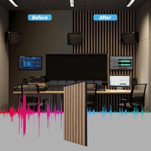 Art3d Lot de 4 Panneaux Muraux Bois – vue 5