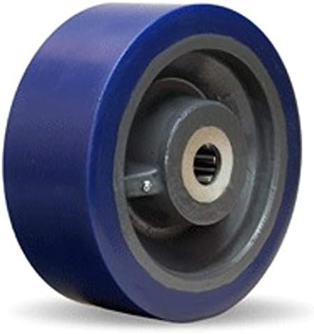 10" x 4" Superlast Poly on Cast Iron Wheel, 5000 lbs Capacity (W-1040-SYT-1-1/4)