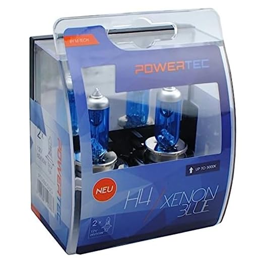 M-Tech PTZXB4 Duo H4 XENON halogenlampa 55 W – blå – antal 2