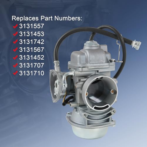Image of Caburetor Replacement For Polaris Sportsman 500 4X4 HO 2001-2005 2010-2012, Scrambler 500 4x4 1997-2009, Trail Boss 325 2000-2002, Include Air Filter, Fuel Filter