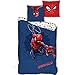 Enjoykids Parure Housse de Couette Spiderman Marvel en Bleu