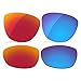 LenzReborn Polarized Lens Replacement for Oakley Frogskins OO9013 Sunglass - Fire Red+Ice Blue