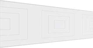 Set of Four Panels for 94 1/2"W x 28 1/4"H Mid Century Modern Fretwork Wainscot Wall Paneling