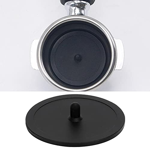 Rubber Backflush Disk, Practical Backflush Disk Lightweight Compact Size with Quality Rubber Material for Semi-Automatic Coffee Machine Portafilter Cleaning