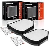 A-Premium 2-PC Cabin Air Filter Compatible with Mercedes-Benz C220 1994-1996, C230 1997-2000, C280,