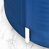 Schwänlein® Faltbare Badewanne Erwachsene 70x65cm Portable Klappbare Eisbad Badewanne Rund Tragbare Faltbar Bathtub für Kinder Mobile Badewanne für Sauna und Eisbad