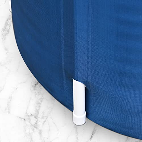 Schwänlein® Faltbare Badewanne Erwachsene 70x65cm Portable Klappbare Eisbad Badewanne Rund Tragbare Faltbar Bathtub für Kinder Mobile Badewanne für Sauna und Eisbad