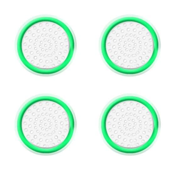 GAMENOPHOBIA Silicone Key Protector Thumb Grips Anti-Slip Silicone Cap Cover for PS5 PS4 PS3 Xbox Series X/Series S Xbox One Xbox 360 Controller - White + Green (4 Pcs) (B09VZDS86W) Amazon Price History, Amazon Price Tracker