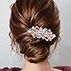 EIHI Flower Hair Clip,Vintage Strass Stil Barrettes,Luxus Schmuck Design Haarnadel,Metall Frühling Haarspange Clips,Haar-Accessoires Für Frauen Mädchen