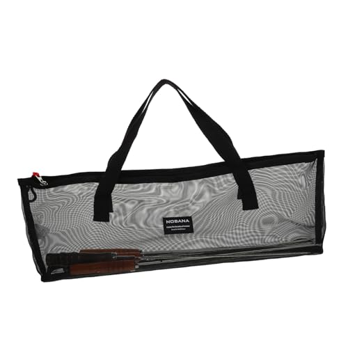 ARTIBETTER Set Spiedini Per Barbecue in Metallo Resistente Manico in Legno, Bastoncini Riutilizzabili Portatili Per Kebab e Pollo Alla Piastra, Utensili Pratici Per Barbecue e Picnic All'aper