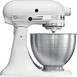 Amasadora Kitchenaid Segunda Mano En Wallapop Kitchenaid 5K45SSEWH Serie Classic - Batidora amasadora multifunción, color blanco