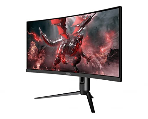 MSI Optix MAG301CR2DE 30 Zoll Ultrawide Curved Gaming Monitor, WFHD (2560x1080), 200 Hz, 1ms, VA, FreeSync Premium, HDR Ready, MysticLight RGB, schwarz