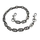 Shoulder Strap Bag Chain Accessories Bag with Buckle Belt Hardware Handbag Belts Wallet Chain Metal Alloy Ladies Bags Wholesale Strap Chain Handbags Strap(Black,5 Pieces)