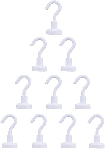 OUK 22 libras + ganchos magnéticos fuertes, imanes de tierras raras, ganchos de utilidad resistentes, gancho para refrigerador, hogar, cocina, lugar