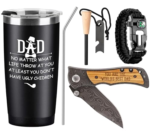 Dad Gifts, Fathers Day Dad Gifts from Daughter/Son, Unique Father's Day Papa Gifts for Outdoor Enthusiast, Dad's Multifunctional Tool Set Gift, Present from Son to Dad, Dad Birthday Gift from Wife