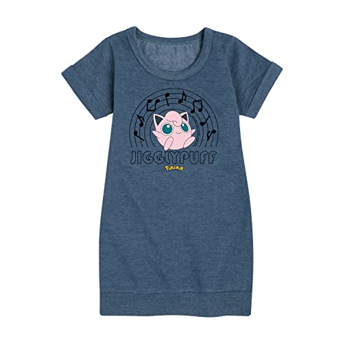 HYBRID APPAREL - Pokémon - Jiggypuff Music Notes - Youth Girls Fleece Dress