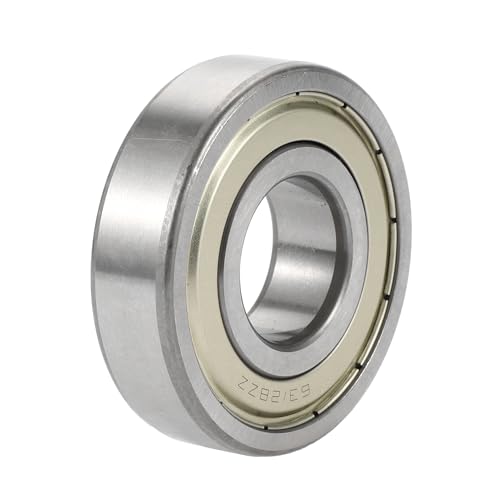 Image of X AUTOHAUX 63/28ZZ Deep Groove Ball Bearings P6 28x68x18mm Lubricated Bearings Double Metal Seal Silver Tone Scooter Skateboard Wheel