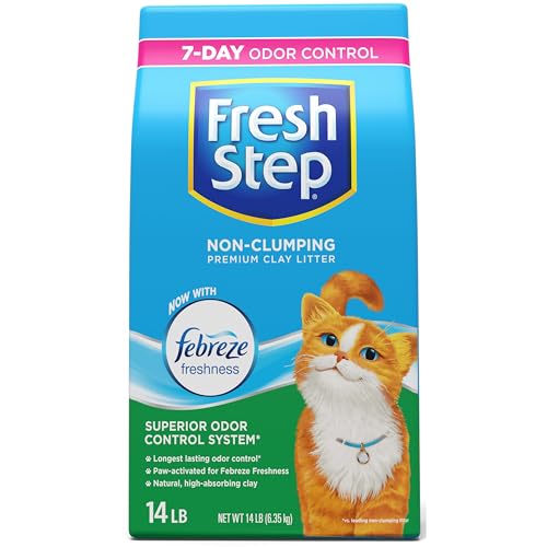 Fresh Step Non-Clumping Premium Cat Litter with Febreze Freshness, Scented, Multi, 224 Ounce (Package May Vary) - Thumbnail 3