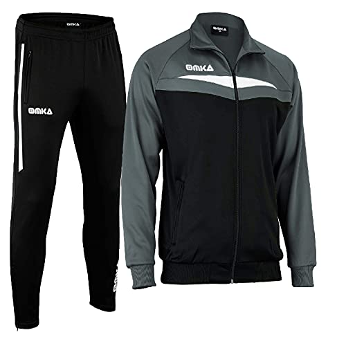 OMKA Trainingsanzug Sportanzug Jogginganzug Freizeitanzug in der 5X Farben, Größe:L, Farbe:Grau Cover