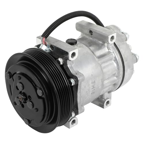 Image of SCITOO AC Compressor for Peterbilt for 200 14.0L 1977-1978 | Fast Cooling, Ultra Low Noise (≤72 dB)Air Conditioner Compressor with Clutch, Easy Installation, 204891 5096466 947715