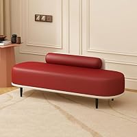 Banc de rangement à chaussures moderne en simili cuir ottomane capitonné pour entrée de lit pour salon Vert élégant meubles de maison avec repose-pieds